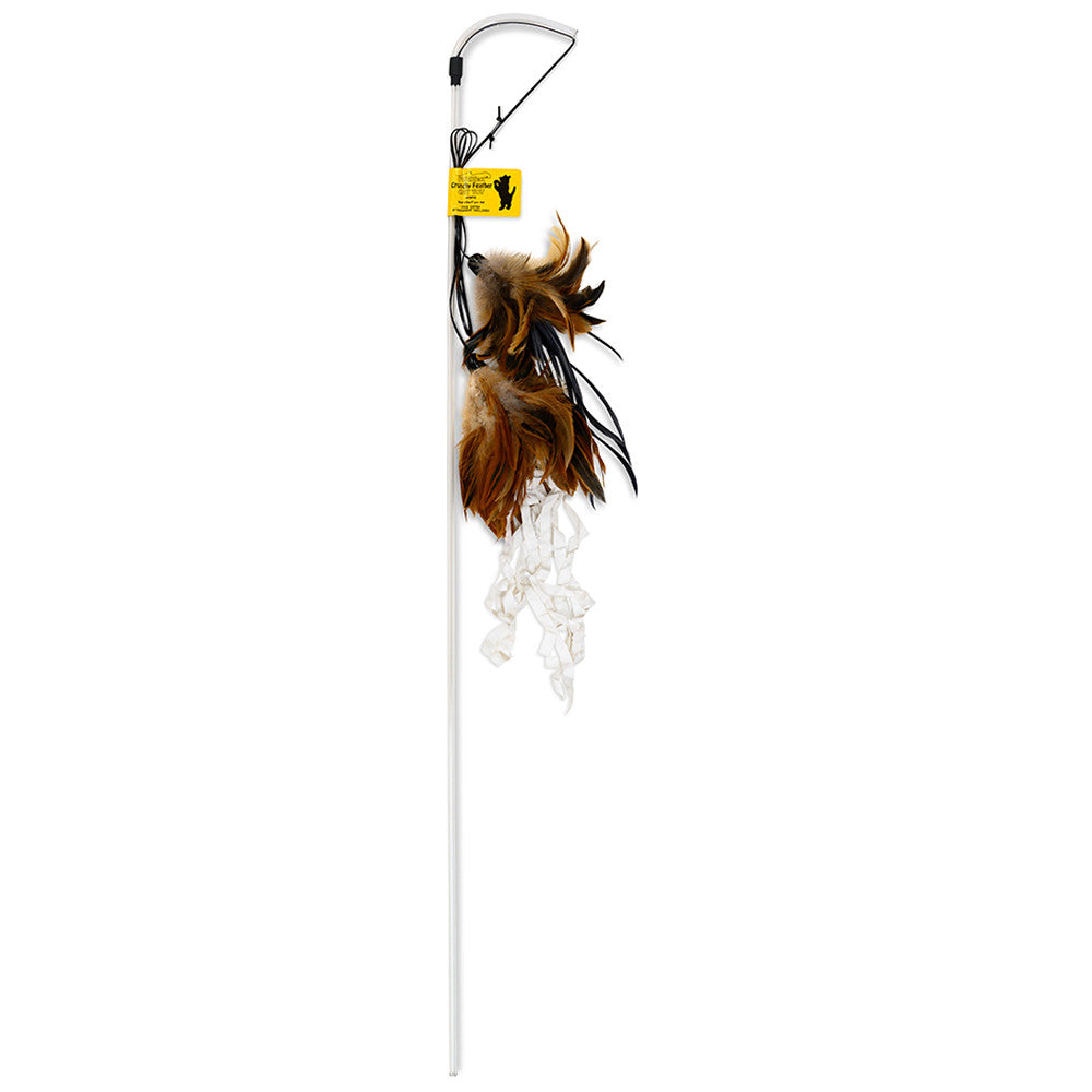 The Purrfect Crunchy Feather Cat Toy