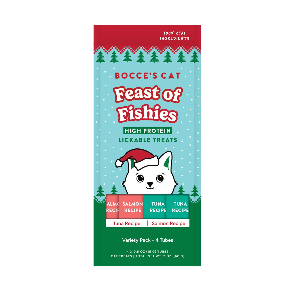Bocce's Bakery Feast of Fishies Lickables Cat Treat 4pc