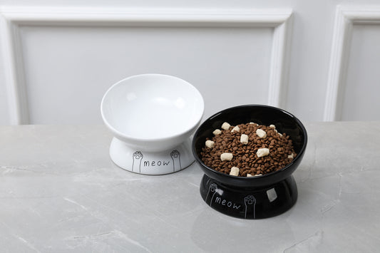 Park Life Designs - Meow Elevated Ceramic Cat Dish