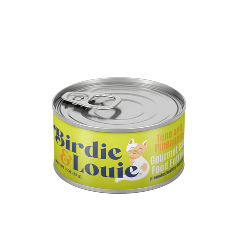 Birdie & Louie Flakes in Broth Wet Cat Food 3oz