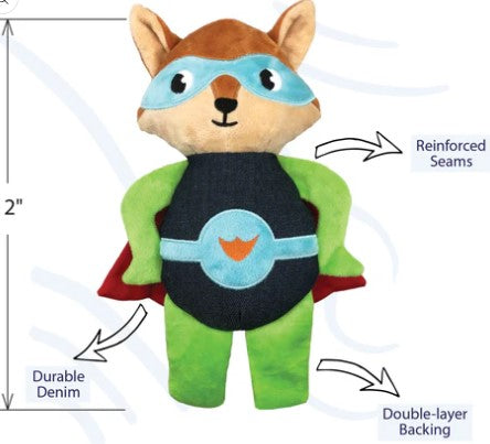 Dog Meets Toy - 12" Super Hero Team Plus Dog Toy
