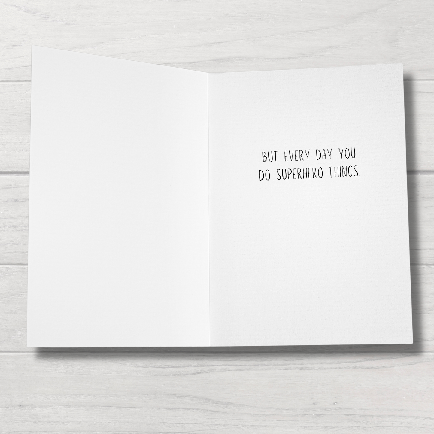 Dog Greeting Card | Dog Encouragement Card | Superhero