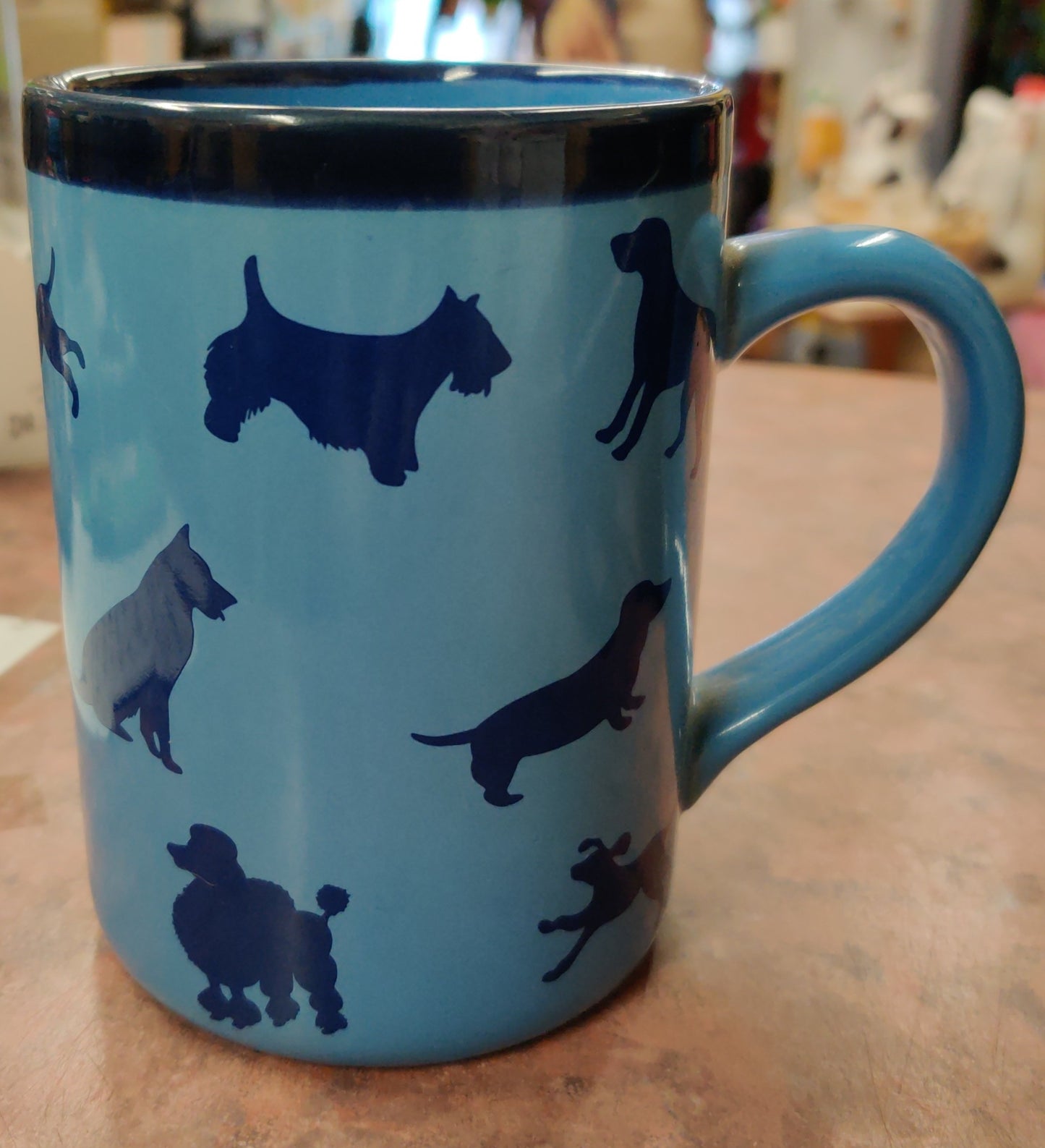 Blue Dog Silhouettes Mug - 22 oz.