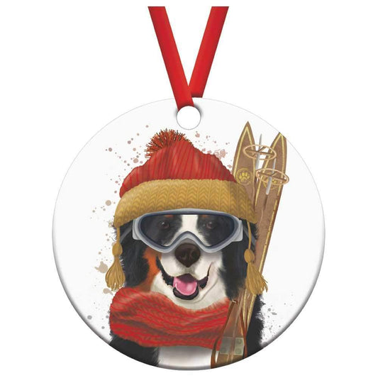 Skiing Noah Ornament