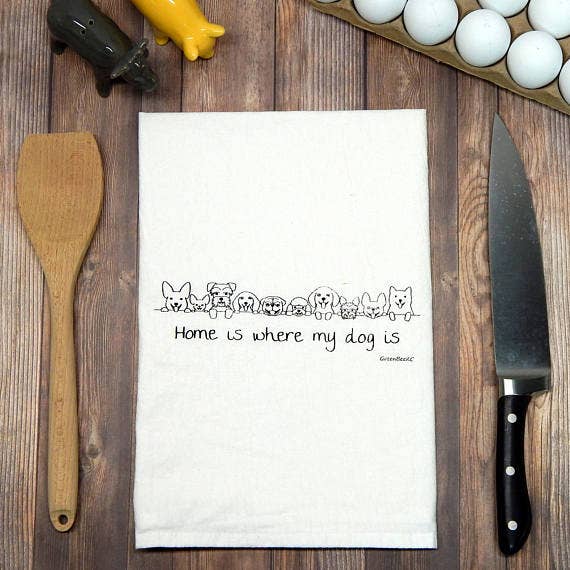 Green Bee Tea Towels