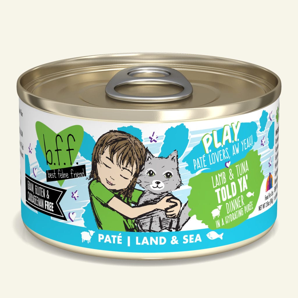BFF PLAY (Paté Lovers, Aw Yeah!) Cat Food 2.8oz