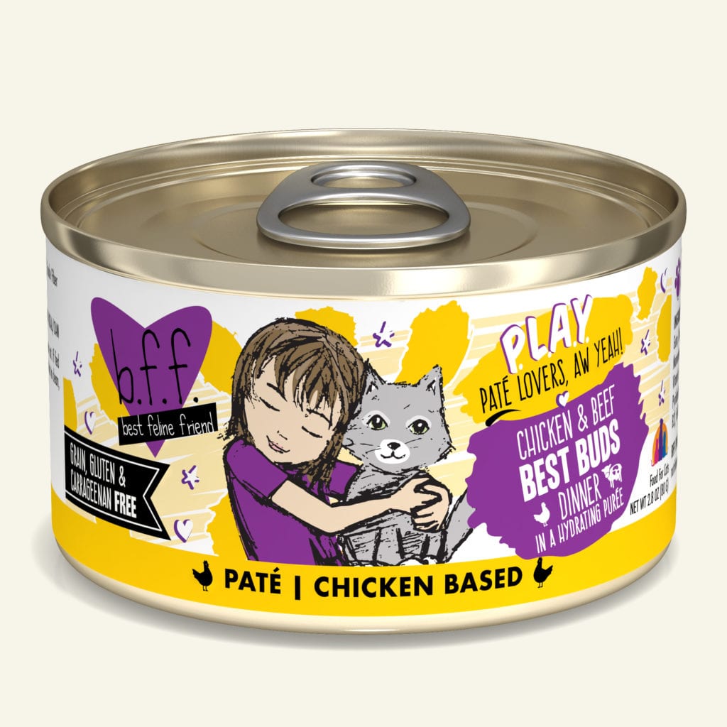 BFF PLAY (Paté Lovers, Aw Yeah!) Cat Food 2.8oz