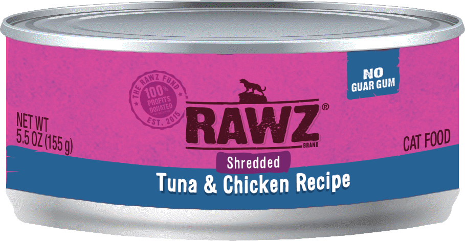 RAWZ Shredded Gum Free Cat Food ( 3oz. Cans )
