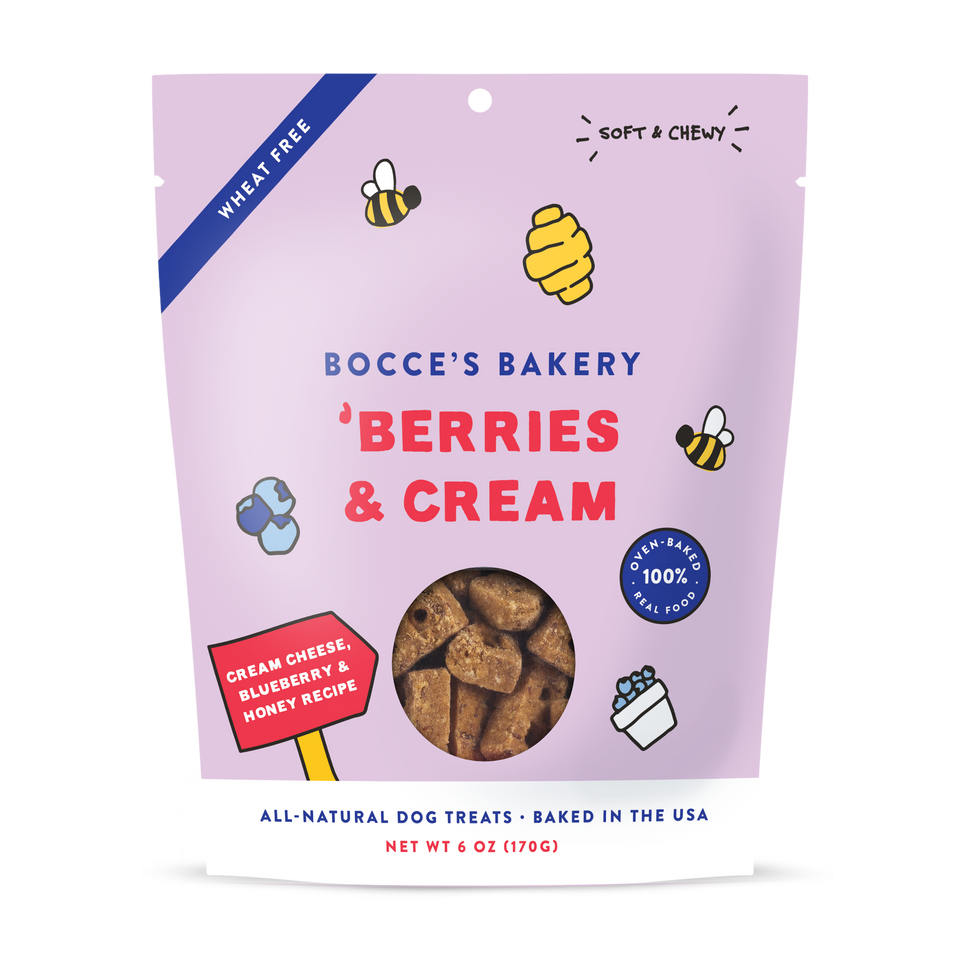 Bocce's Bakery - 'Berries & Cream Soft & Chewy Treats