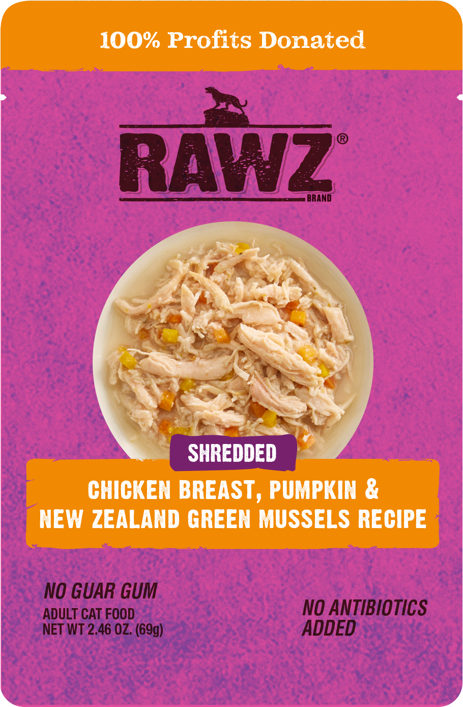 RAWZ Shredded Gum Free Pouches