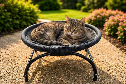 PAWFECT - Elevated breathable mesh elevated cat bed lounger