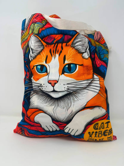 Cat Design Shopping Bag