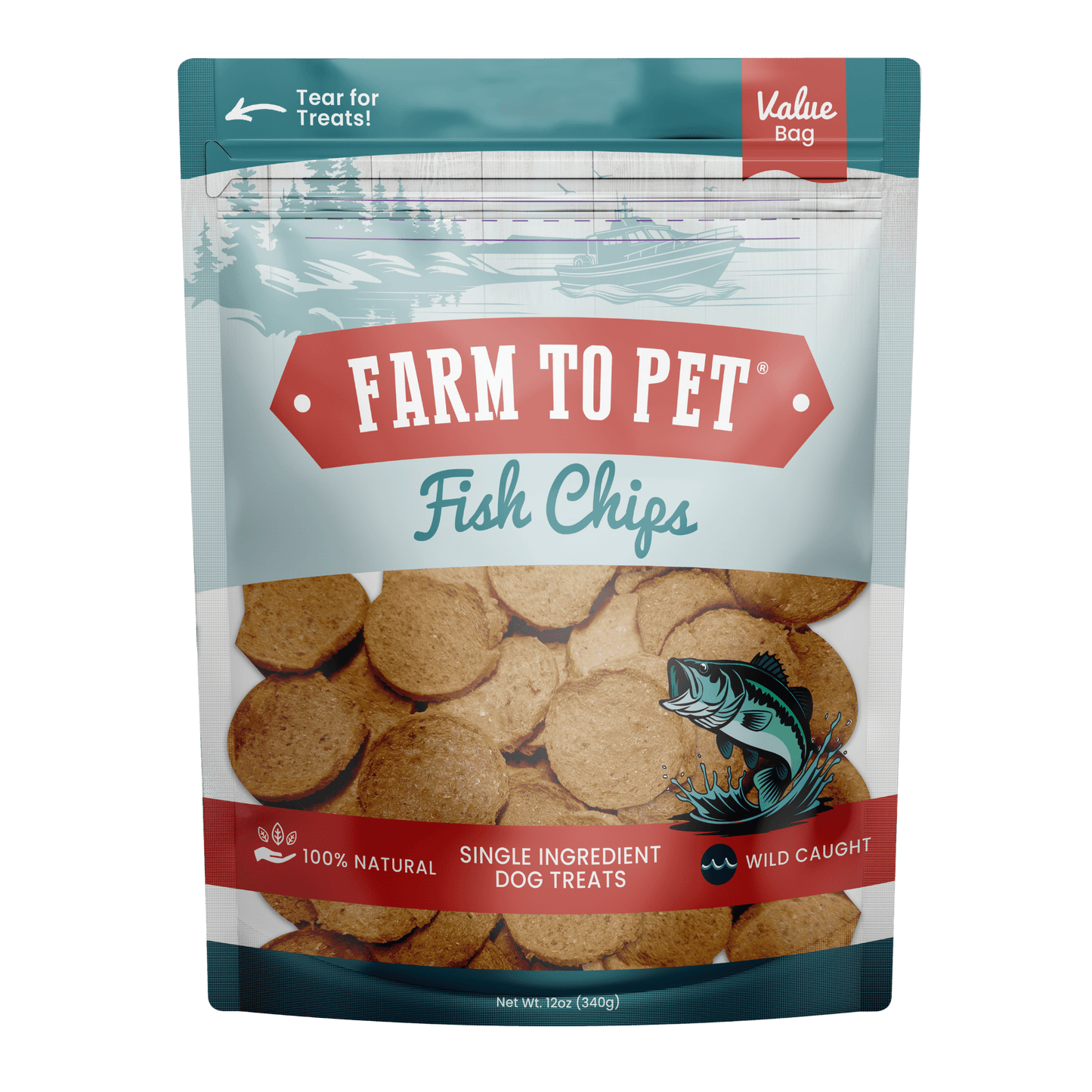 Farm To Pet: Fish Chips Dog Treats