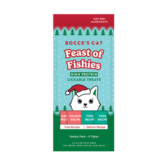 Bocce's Bakery Feast of Fishies Lickables Cat Treat 4pc