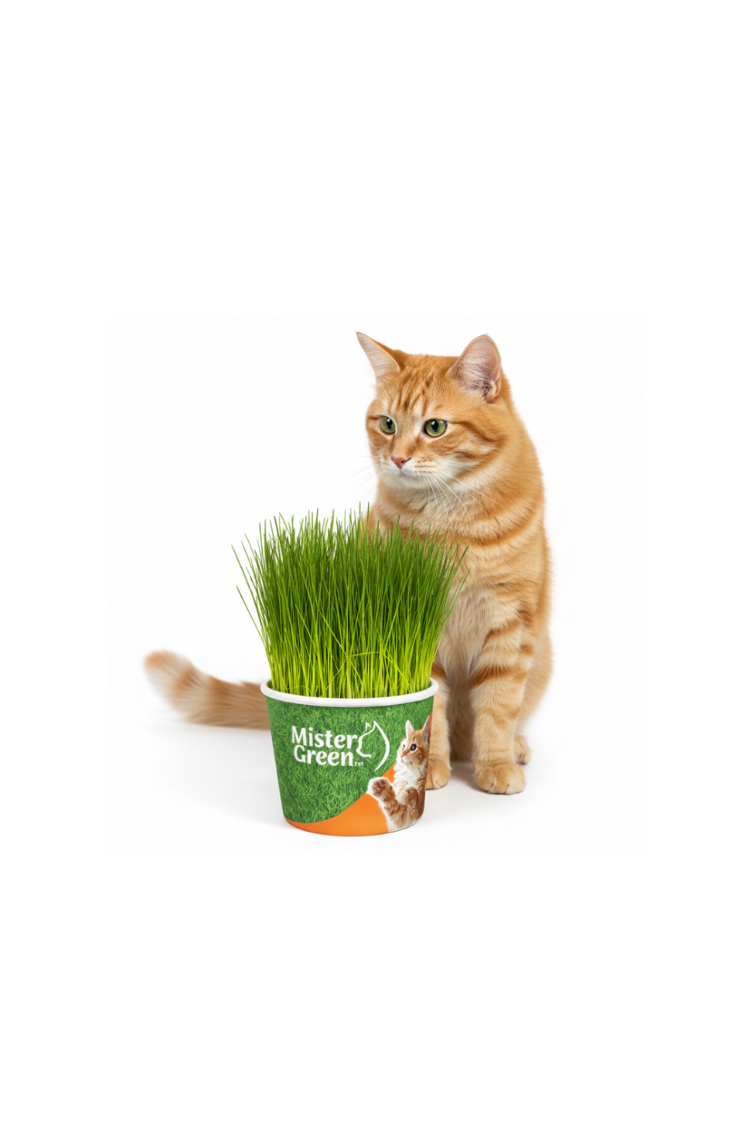 Cat Grass Grow Kit for Indoor Cats – Organic – Easy Grow