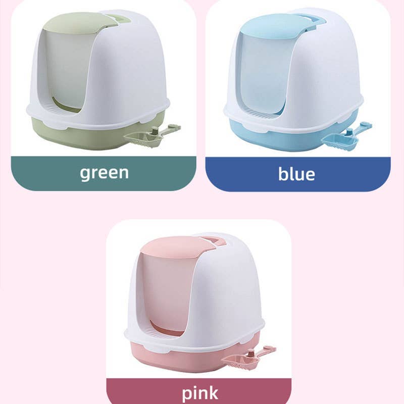 Extra-Large Enclosed Cat Litter Box, Odor Control_CWMM5240