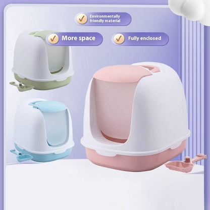 Extra-Large Enclosed Cat Litter Box, Odor Control_CWMM5240