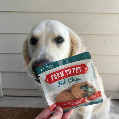 Fish Chips Healthy Dog Snack Pack (6 pieces)