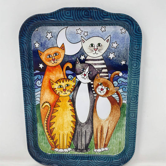 Cat Design Tray Vanity Tray