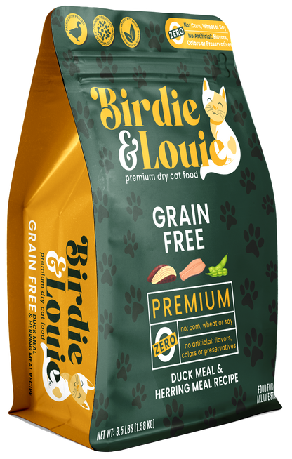 Birdie & Louie Duck Meal & Herring Meal Dry Cat Food