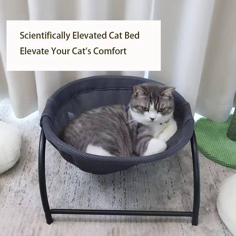 PAWFECT - Elevated breathable mesh elevated cat bed lounger
