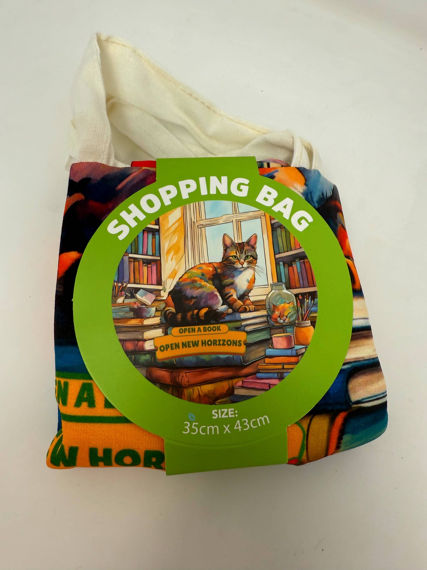 Cat Design Shopping Bag