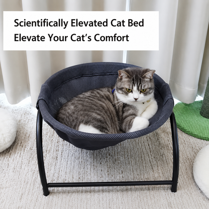 PAWFECT - Elevated breathable mesh elevated cat bed lounger