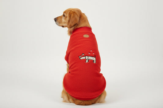 Hamish Mc Beth Red Bone Fleece Coat / Pyjamas