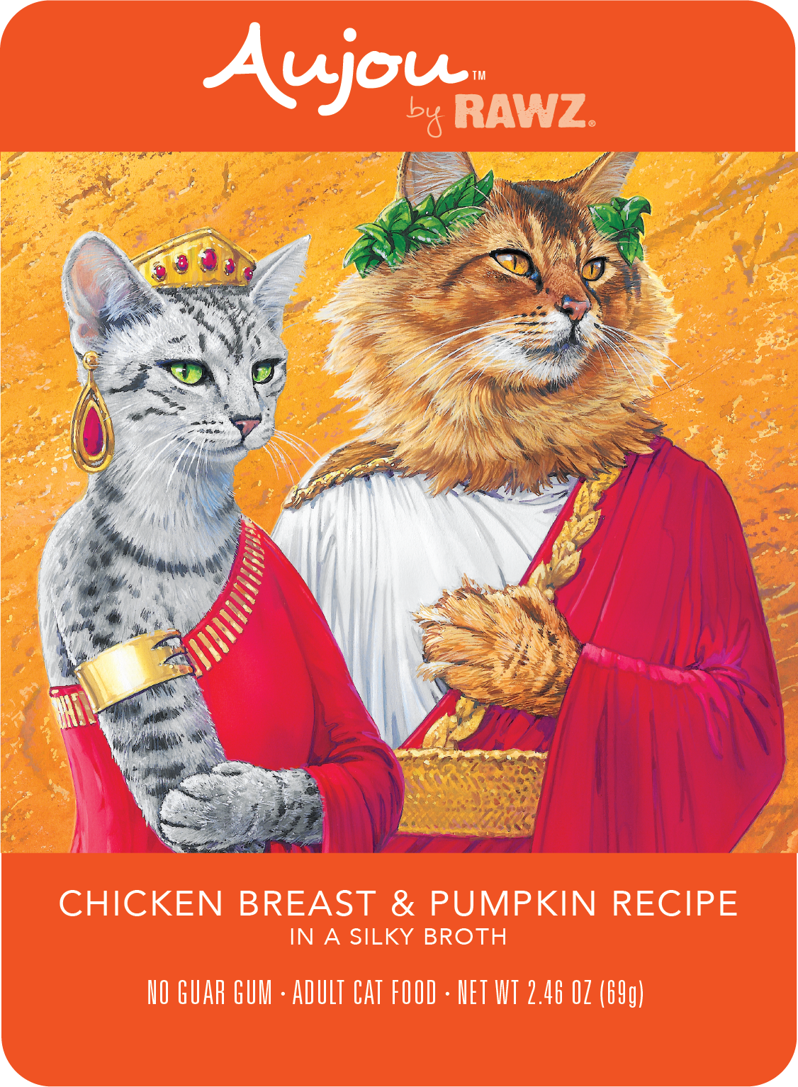 Aujou By RAWZ - Shredded Cat Food Pouches