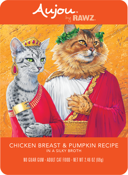 Aujou By RAWZ - Shredded Cat Food Pouches