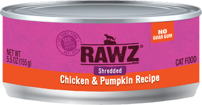 RAWZ Shredded Gum Free Cat Food ( 3oz. Cans )
