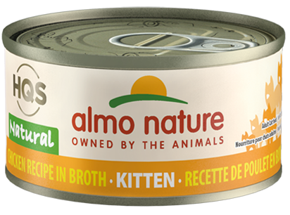 Almo Nature - HQS Natural Can Kitten Food in broth  (2.4oz can)